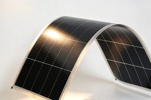 No Drill ETFE Flexible Solar Panels No drill ETFE flexible solar panels installed on villa rooftop and yacht deck